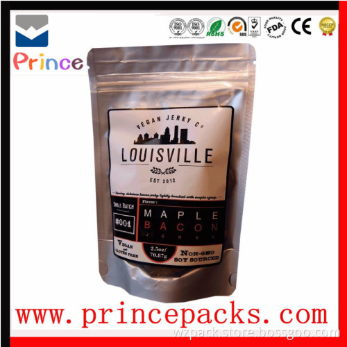 stand up bag with zipper/Custom Printed Plastic Zipper Bags